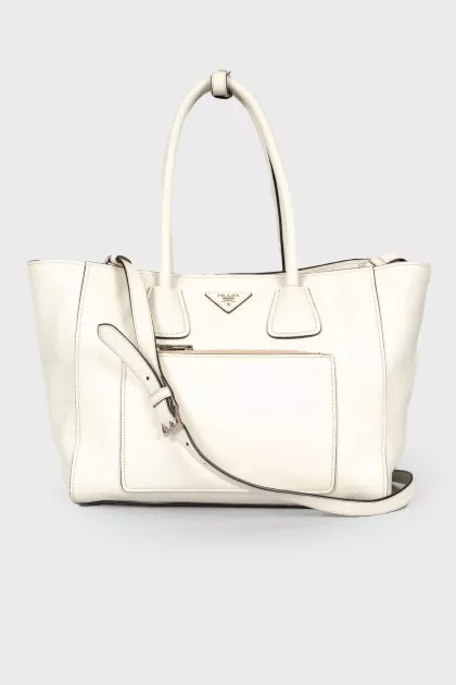 Сумка Vitello Phenix Shopping Tote Pomice