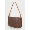 Винтажная сумка Pochette Accessoires Perforated Monogram Canvas