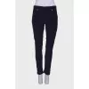 Corduroy navy pants