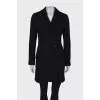 Black wool coat