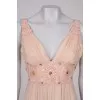 Silk dress with beads
