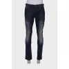 Чоловічі сині slim fit джинси