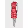 Striped midi dress