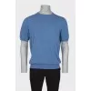 Men's blue T-shirt