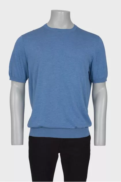 Men's blue T-shirt