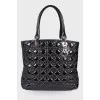 Лаковая сумка Lady Dior