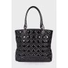 Лаковая сумка Lady Dior