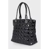 Лаковая сумка Lady Dior