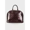 Alma Monogram Vernis bag