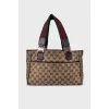 Сумка Web Buckle Tote GG Canvas