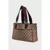 Сумка Web Buckle Tote GG Canvas
