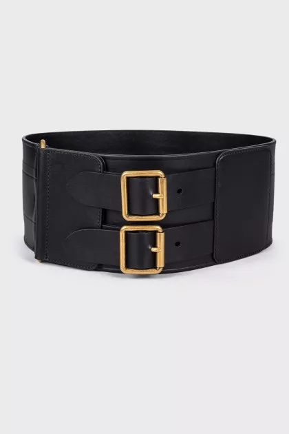 Чорний ремінь D-waist