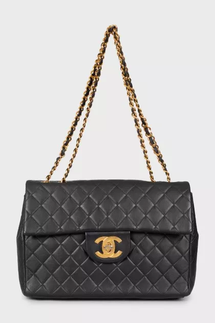 Сумка Vintage Classic Single Flap Bag Quilted Lambskin Jumbo