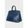 Сумка Birkin 35 Blue Brighton