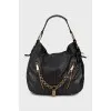 Сумка Vitello Shine Zippy Detail Hobo Bag Baltico