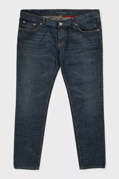 Чоловічі джинси slim fit на гудзиках