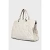 Сумка Timeless CC Quilted Caviar Leather Shopping Tote