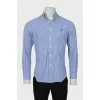 Чоловіча картата сорочка slim fit