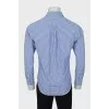 Чоловіча картата сорочка slim fit