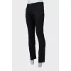 Чоловічі чорні джинси slim fit