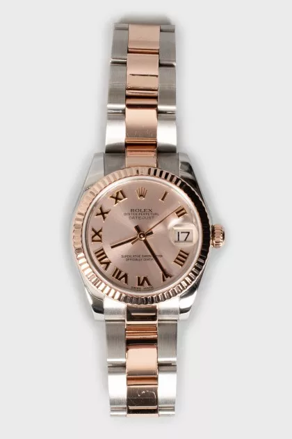 Часы Datejust 31 с розовым золотом