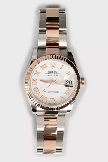 Часы Datejust 31 с розовым золотом