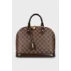 Сумка Alma Damier Ebene Canvas