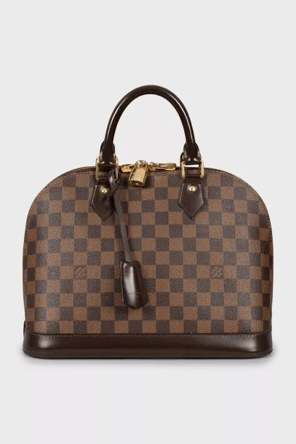 Сумка Alma Damier Ebene Canvas