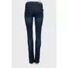 Джинсы skinny fit темно-синего цвета