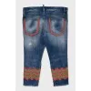 Укороченные джинсы skinny fit