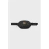 Сумка Black Matelassé Leather GG Marmont