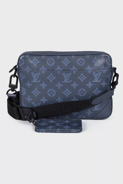 Мужская кожаная сумка Duo Messenger