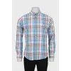 Чоловіча картата сорочка slim fit