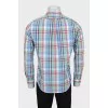 Чоловіча картата сорочка slim fit