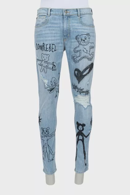 Чоловічі джинси slim fit з биркою