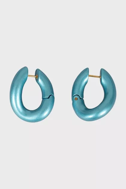 Сережки блакитного кольору