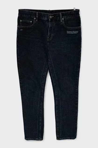 Чоловічі сині джинси slim fit