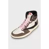 Чоловічі кросівки Air Jordan 1 by Nike x Travis Scott