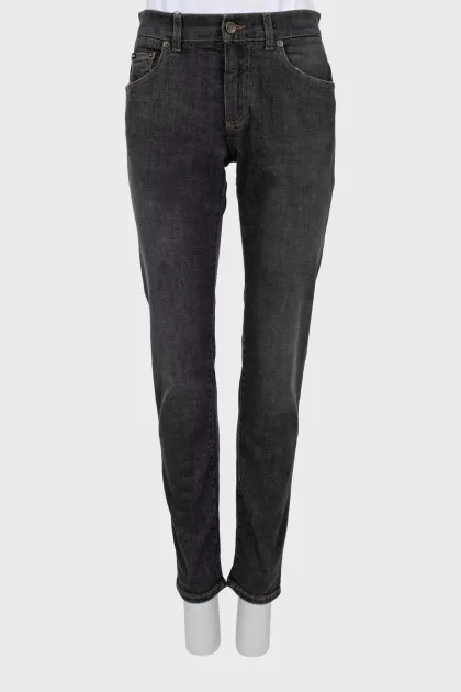 Сірі джинси slim fit