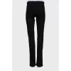 Чорні джинси regular fit на гудзиках