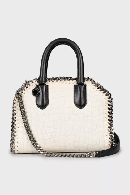 Сумка Falabella Mini Crocodile-Embossed Box