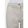 Джинси slim fit у дрібну смужку