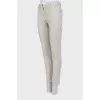 Джинси slim fit у дрібну смужку