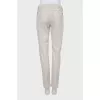 Джинси slim fit у дрібну смужку