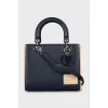 Сумка Lady Dior с принтом по боках