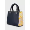 Сумка Lady Dior с принтом по боках