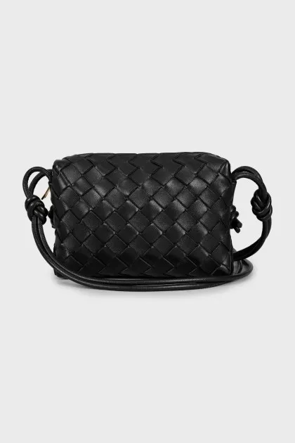 Сумка Loop Mini Intrecciato Leather