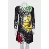 Printed A-line dress