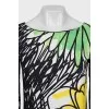Printed A-line dress