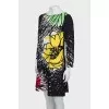 Printed A-line dress